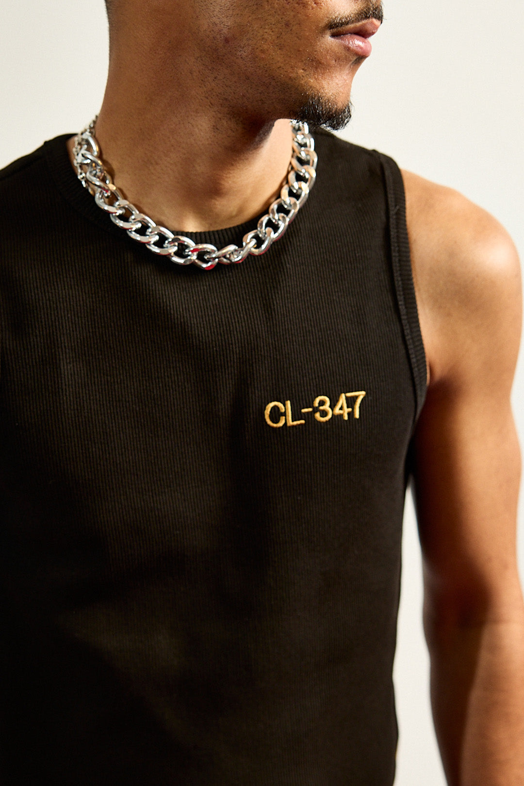 BLOCK TANK TEE BLACK